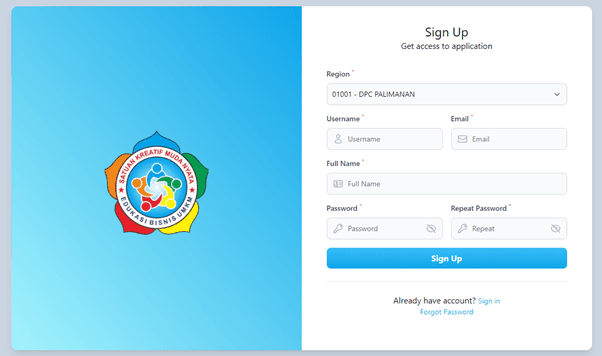 Sign UP SKMN