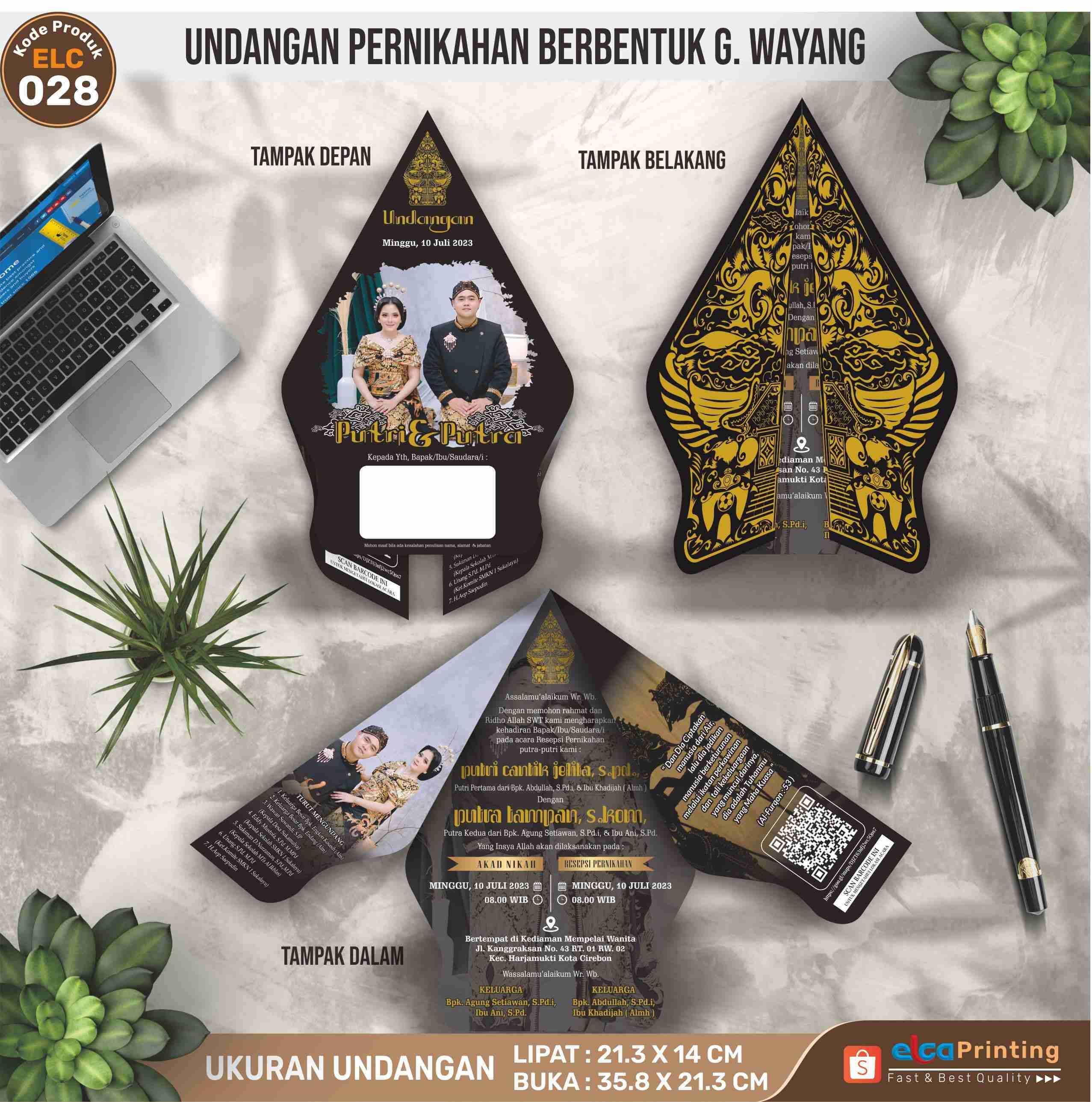 Undangan Pernikahan Custom